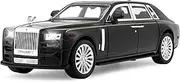 Toy Model Rolls Royce Phantom Car Toy for Boys, 1:22 Diecast Metal Model Pull Back Toy Car Phantom with Sound and Light, Gift Toys for Christmas Newyear Birthday