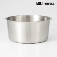 在飛比找momo購物網優惠-【MUJI 無印良品】不鏽鋼多用鍋/10人份/直徑25x高約