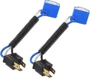 2pcs Car Plug Socket Adapter Light Socket Car Lights Car Light Holder Lamp Base Connector Car Light Wire Plug Holder Headlight Wiring Harness Plastic Lamp Base Ceramics