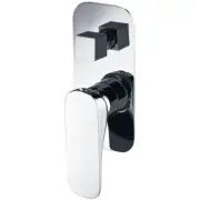 Fienza Luciana Wall DIverter Mixer Bathroom Shower Tap Chrome 226102-KIT