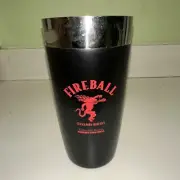 Fireball Steel Tumbler, Coated in Black Covering