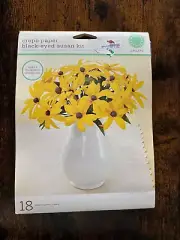 MARTHA STEWART CRAFTS Paper Flower Crafting Kit Crepe Paper Black-Eyed Susan Kit