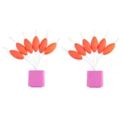 2 PCS Luminous Drifting Fishing Bobbers Buoy Fishing Floats Assortment Angling