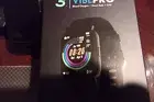 3+ VIBE PRO smart watch (gps, blood oxygen, heart rate, etc. with recharger).NIB