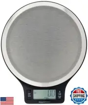 Amazon Basics Digital Kitchen Scale with LCD Display, Batteries Included, Wei