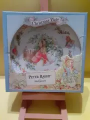 NOS Peter Rabbit By Wedgwood Christmas 1995 Plate Vintage NEW In Box