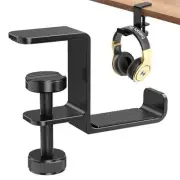 Headphone Hanger Holder Stand-Under Desk Headphone Hanger， Headset Hook Holder