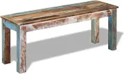 Dining Bench, Antique Style Indoor Benche, Durable Wood Frame, for Kitchen, Dining Room, Living Room, Rustic
