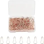 Rose Gold Safety Pins - 120 Pcs Small Bulb Pins 22mm/0.87inch for Knitting Stitch Markers, Clothes Tag, Sewing Craft, DIY Accessories