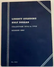 Whitman Coin Collecting Folders - New / Old Stock - Liberty Standing Half Dollar