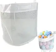 Bath Toy Organizer - Quick Drying Mesh Bath Toy Organizer | Wall-Mounted Quick Drying Bathroom Bin Mesh Easy Access Shower Basket for Kids, Boys & Girls
