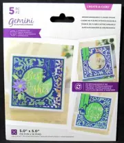 Interchangeable Flower Frame Sentiments Dies Gemini Crafter's Companion
