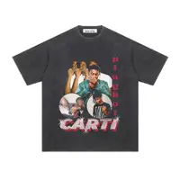 在飛比找ETMall東森購物網優惠-Playboi Carti說唱歌手短袖t桖vintage美式