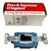Pass & Seymour 3 Way Switch Black Toggle PS15AC4 New in Box