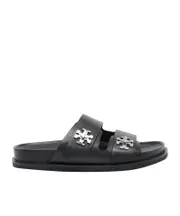 Tory Burch Turnlock Sport Slides US6,US10.5,US5,US8.5,US9.5,US10,US6.5,US9,US7.5,US8,US7,US5.5 Black