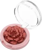 ARTSEWPLY Metalllic Glow Highlighter Palette Women Girls Face Powder 3d Rose Design for Elegant Finish