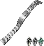 [KAVJU] 904L Stainless Steel 20mm Watch Band Replace For Rolex Hulk Daytona Submariner SUB GMT Solid Matte Buckle Strap