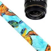 Sea Turtle Camera Strap-Tranquil Turtles Camera Strap -Double Padded Comfortable