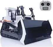 wheelfun JDM 1/14 Hydraulic RC Dozer Metal DXR2 D10T Remote Control Bulldozer JDM-98 RC Hydraulic Heavy Machine