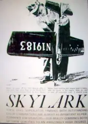 SKYLARK PLAN & CONSTRUCTION ARTICLE for Ed Southwick's UC Stunt Model Airplane