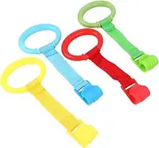 HONITANO 4Pcs Rings Portable Pull Rings for Stand Up Learning Durable Nursery Accessories Easy to Use Safe for Travel