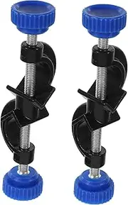 iplusmile 2pcs Heavy Duty Clamp Fixture Sturdy Grip for Laboratory Stand Connection Comfortable Knob Design Versatile Equipment for Secure Holding