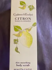 Crabtree Evelyn Citron Honey & Coriander Body Scrub NIB