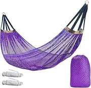 Camping Hammock,Travel Tree Hammocks for Camping | Portable Tree Swing with Strong Load Capacity for Outdoor Backyard Garden Balcony Hiking Meditation Travel
