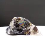 覺美礦藏💎河南七彩螢石 螢石共生七彩褐鐵 彩虹褐鐵礦 IRIDESCENT LIMONITE WITH FLUORITE