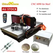 Steel CNC 6090 4 Axis Router Engraving Machine Linear Guide For Metal Copper AU