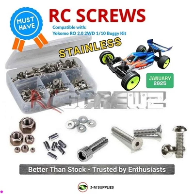 RCScrewZ Stainless Screw Kit yok065 for Yokomo RO 2.0 2WD 1/10 Buggy Kit | KIT