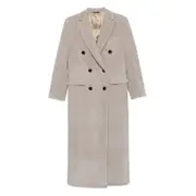 [Eraldo] Eraldo Double-breasted Buttoned Coat 46 IT GREY