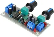 Mikinona Digital Subwoofer Amplifier Module Board Preamplifier for DIY Speakers Easy to Install Audio Component Compact and Portable Low Pass Filter Design Random Color