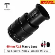 TTartisans 40mm F2.8 Macro Close Up Lens For Sony E EOS-M M4/3 Nikon Z Fuji X