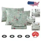 Elegant Queen Size Floral Print Bed Sheets – 800 Thread Count Egyptian Cotton