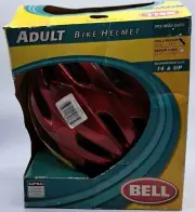 Vintage BELL Bicycle Helmet Adult Size S/M 22 3/8 - 23 1/8 Red New