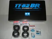 Tamiya 1/10 Electric Rc 4Wd Buggy Tt-02Br Chassis Kit Genuine Tires Included 3 T