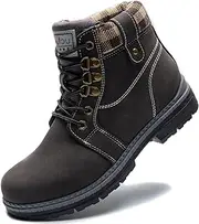[ANJOUFEMME] Women's Hiking Snow Winter Boots - Women's Trekking Walking Boots Waterproof Camping Backpacking Outdoor Shoes
