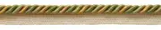 Olive Green Gold 5/16" Decorative Lip Cord Peaceful Harmony [10 Yards]