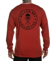 Sullen Art Collective, Ever Long Sleeve Teracotta, XL Mens Long Sleeve Shirt