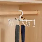 2Pcs Stretchable Bra Hanger Organizer 8 Hooks Sock Drying Rack Bathroom