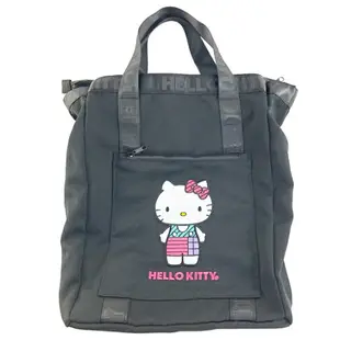 小禮堂 Hello Kitty 兩用後背包 (幾何款)