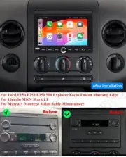7'' Android 13 1GB+16GB Car Stereo Radio GPS Navigation For Ford Lincoln Mercury
