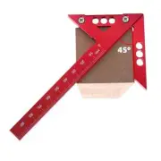 Aluminium line gauge carpenter's centre locator square 90 degree right angle