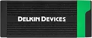 Delkin Devices USB 3.2 CFexpress Type B & SD UHS-II Reader, 10Gbps Transfer, Compact with Built-in Storage, Compatible with Mac and Windows, Black (DDREADER-56)