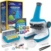 GEOGRAPHIC Microscope for Kids - STEM Kit with an Easy-to-Use Kids Microscope,