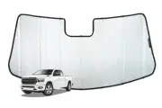 Genuine SNAPSHADES Front Windscreen Sun Shade for Dodge RAM Crew Cab 5th Gen ...
