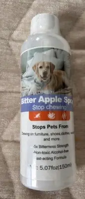 No Chew Spray for Pets Bitter Apple Spray Stop Chewing All Natural-Exp 11/2026
