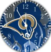 Rams Frameless Borderless Wall Clock Nice For Gifts or Home Decor E433