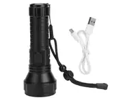 SST40 LED Flashlight USB Rechargeable 7000K 1600lm 3 Lighting Mode IPX5 Waterproof for Outdoor
